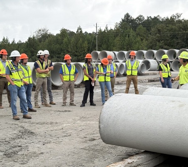 Diamond Concrete Brings 100+ Industry Professionals to Effingham County for National Concrete Pipe Week 